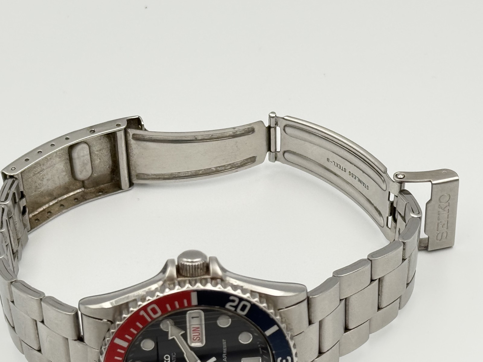 SEIKO 7S26-0040 Pepsi Bezel Automatic Navy Dial Men’s Watch Japan