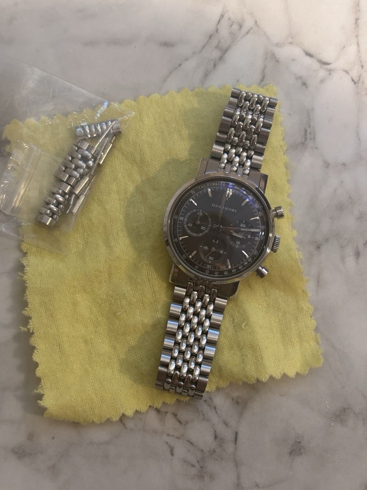 Dan Henry 1964 Gran Turismo Chronograph Greg Slate Dial