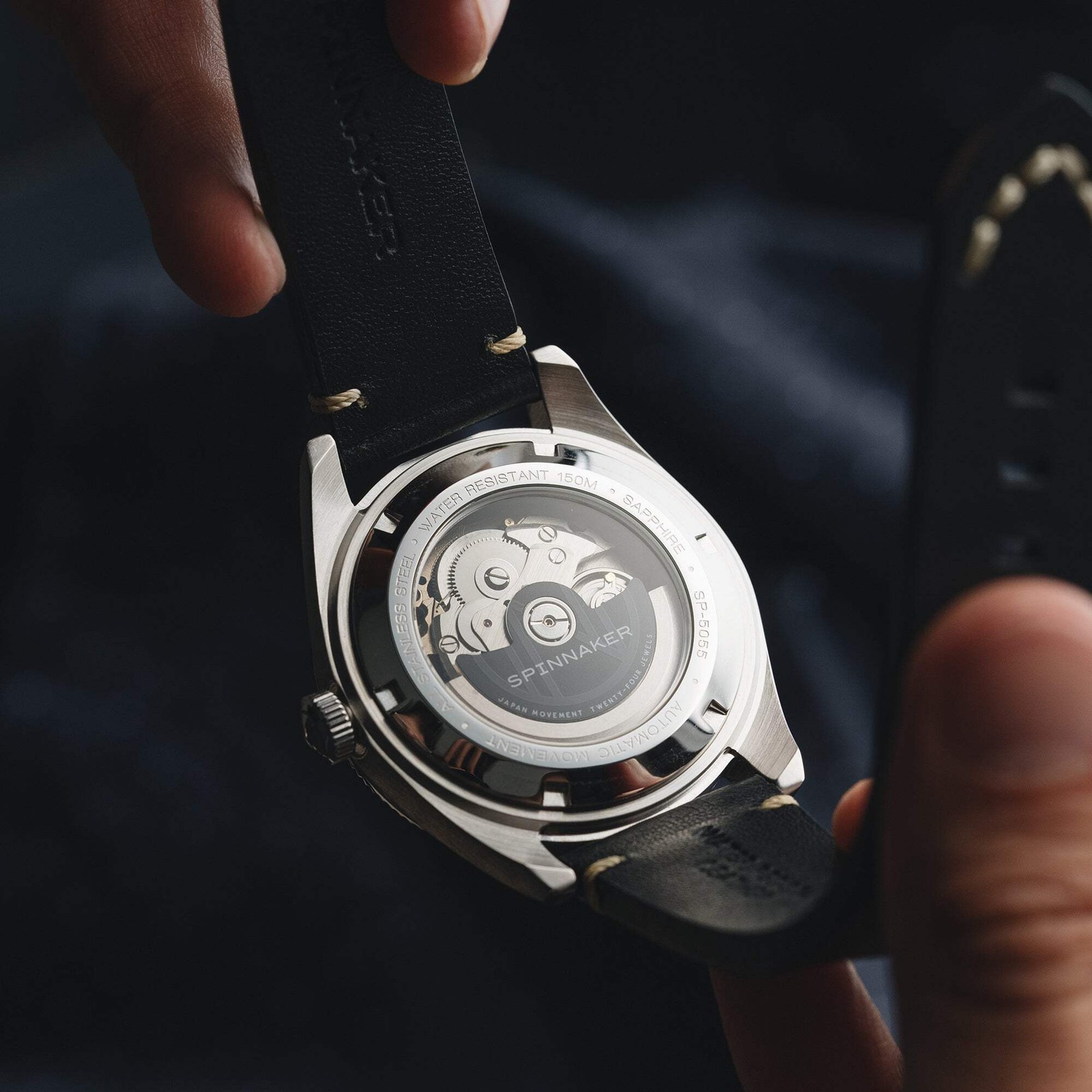 Spinnaker Fleuss Stainless Steel 43mm Japanese Automatic Wristwatch