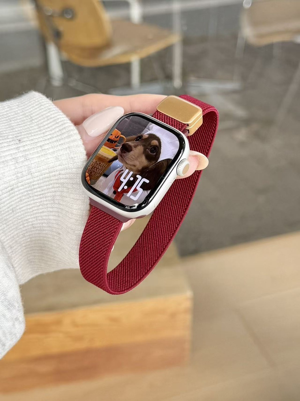 Suitable for Apple Watch/ Series 1-11/ Ultra/ SE-Magnetic Buckle Nylon Strap