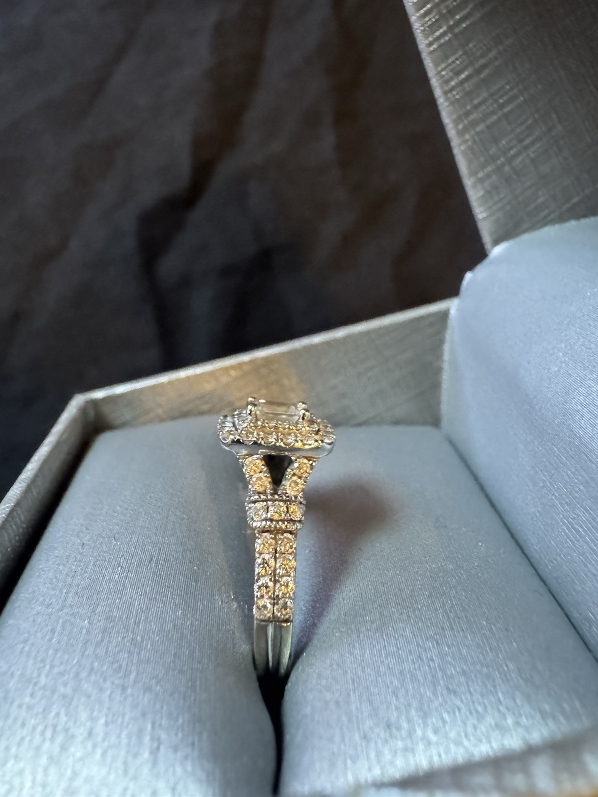 Zales Celebration Diamond Engagement Ring Size 6 1/2 1.19 CTTW 14K White Gold