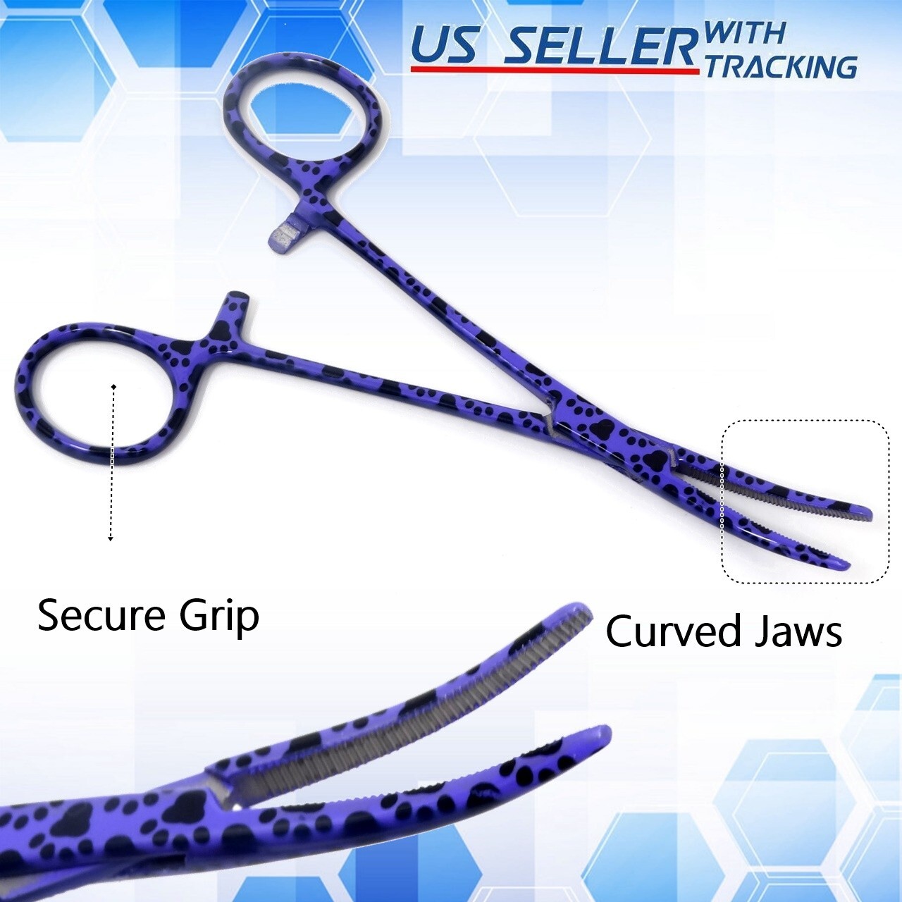 Hemostat Clamp Fully Serrated 5.5″ Stainless Steel Holding Forceps Jewelry Plier