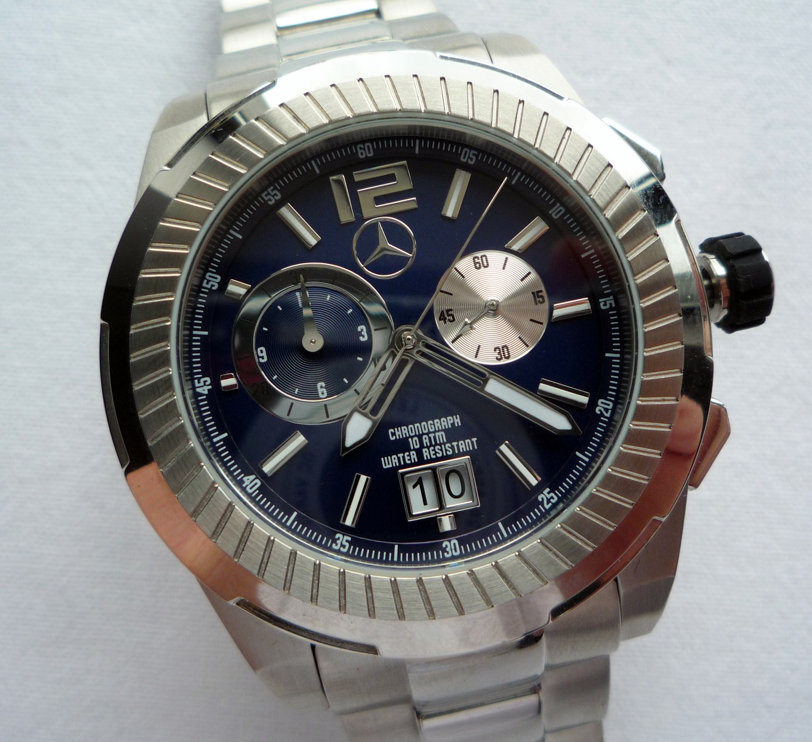 Mercedes Benz Classic Motorsport AMG DTM Racing Driver Sport Chronograph Watch