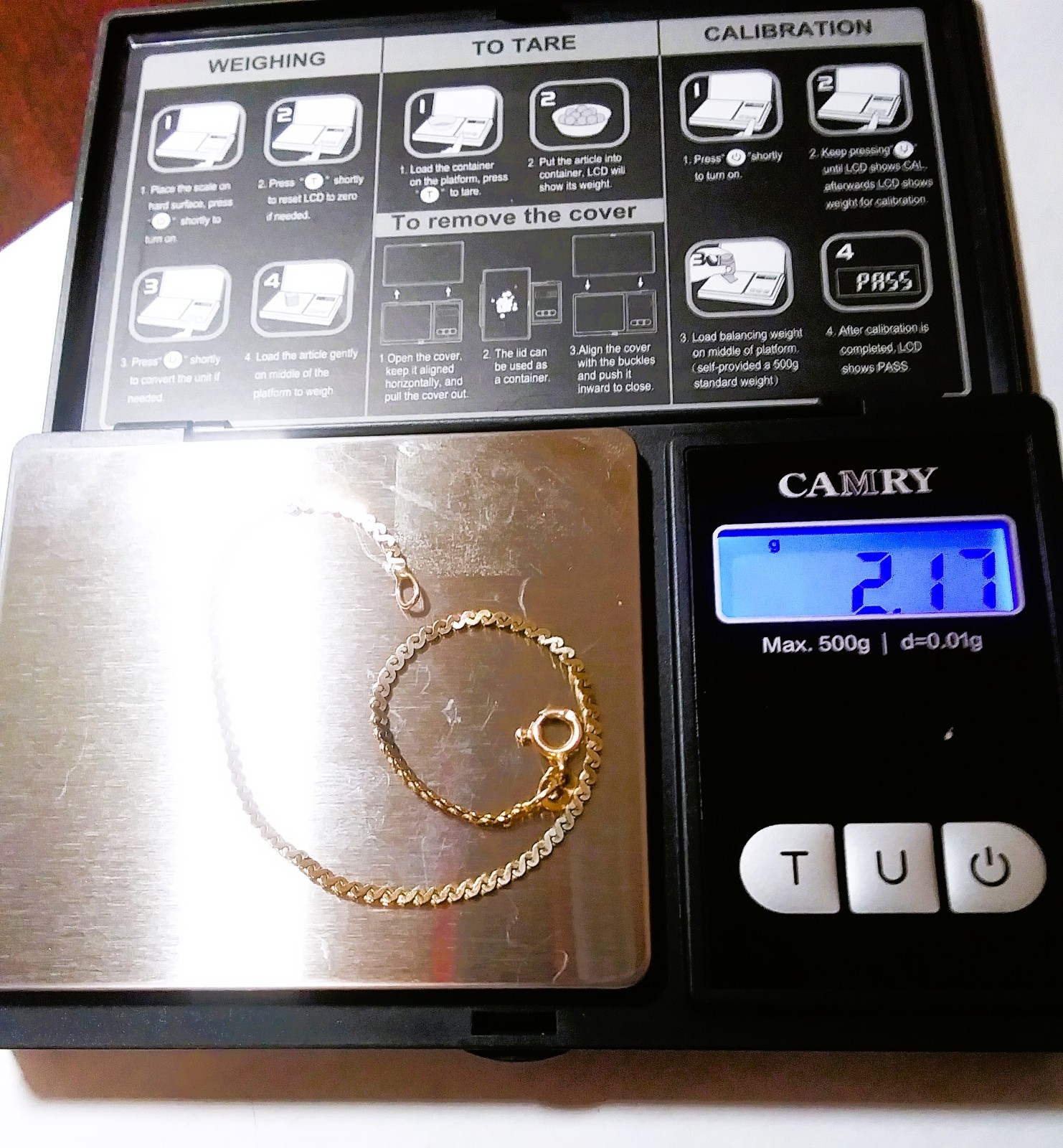 Solid 14k Yellow Gold Serpentine Snake S Chain Bracelet 7.5″ 2mm 2.2g Italy