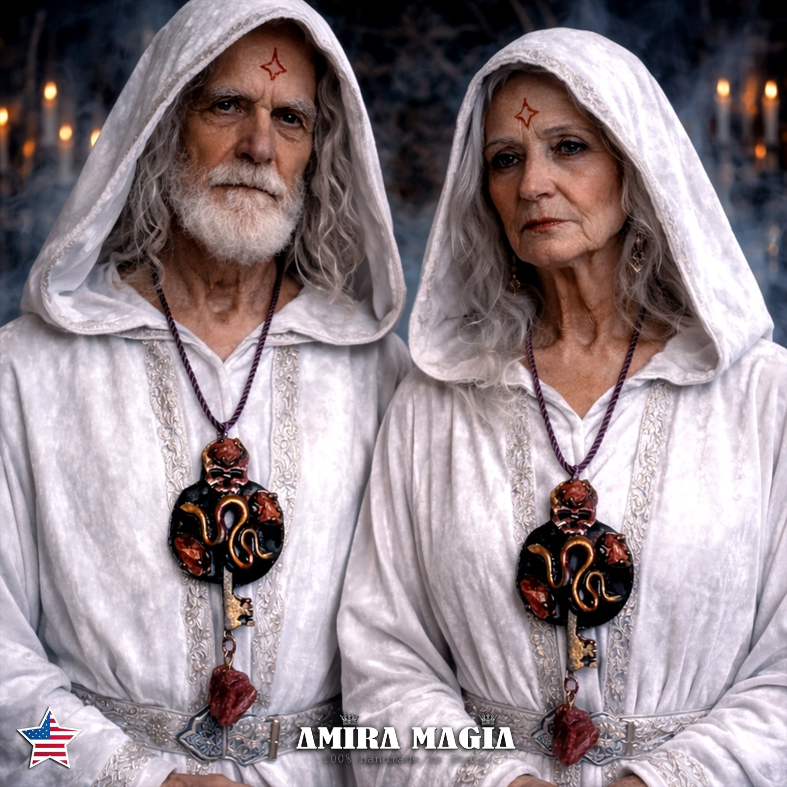 Lilith Goddess Key Talisman Occult Amulet Pendant Luciferian Witch Stone Snake