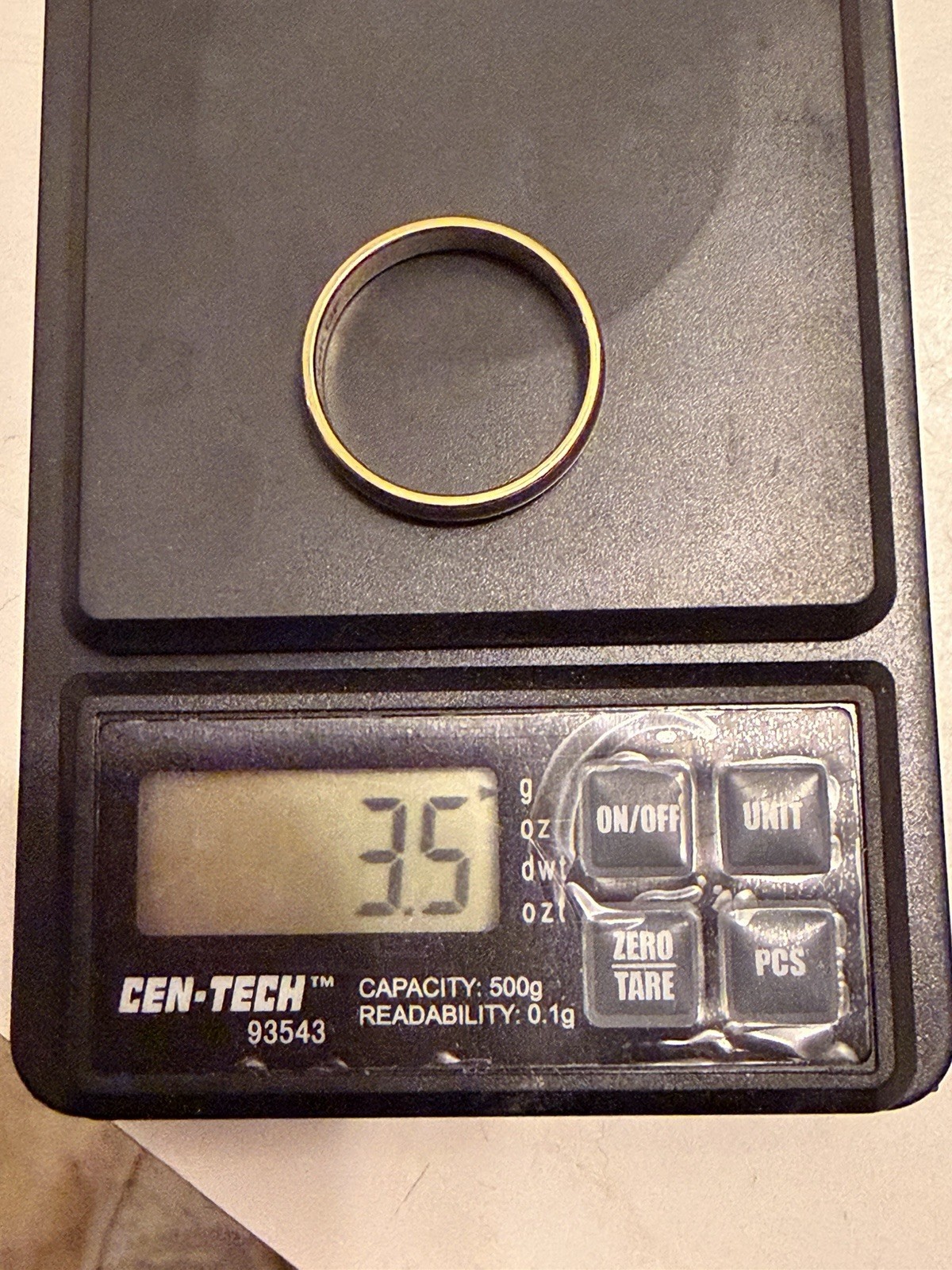 HIS/HERS/ Wedding/Anniversary Ring/14Kgf JEWELERS ESTATE weighs3.5 gram size10