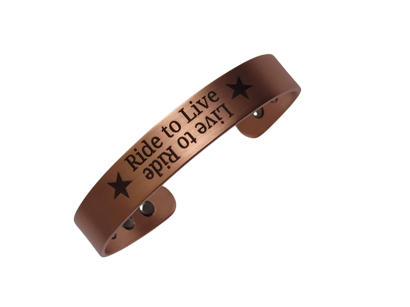 Pure Solid Copper Magnetic Bracelet Arthritis Therapy Cuff Love Life You Live