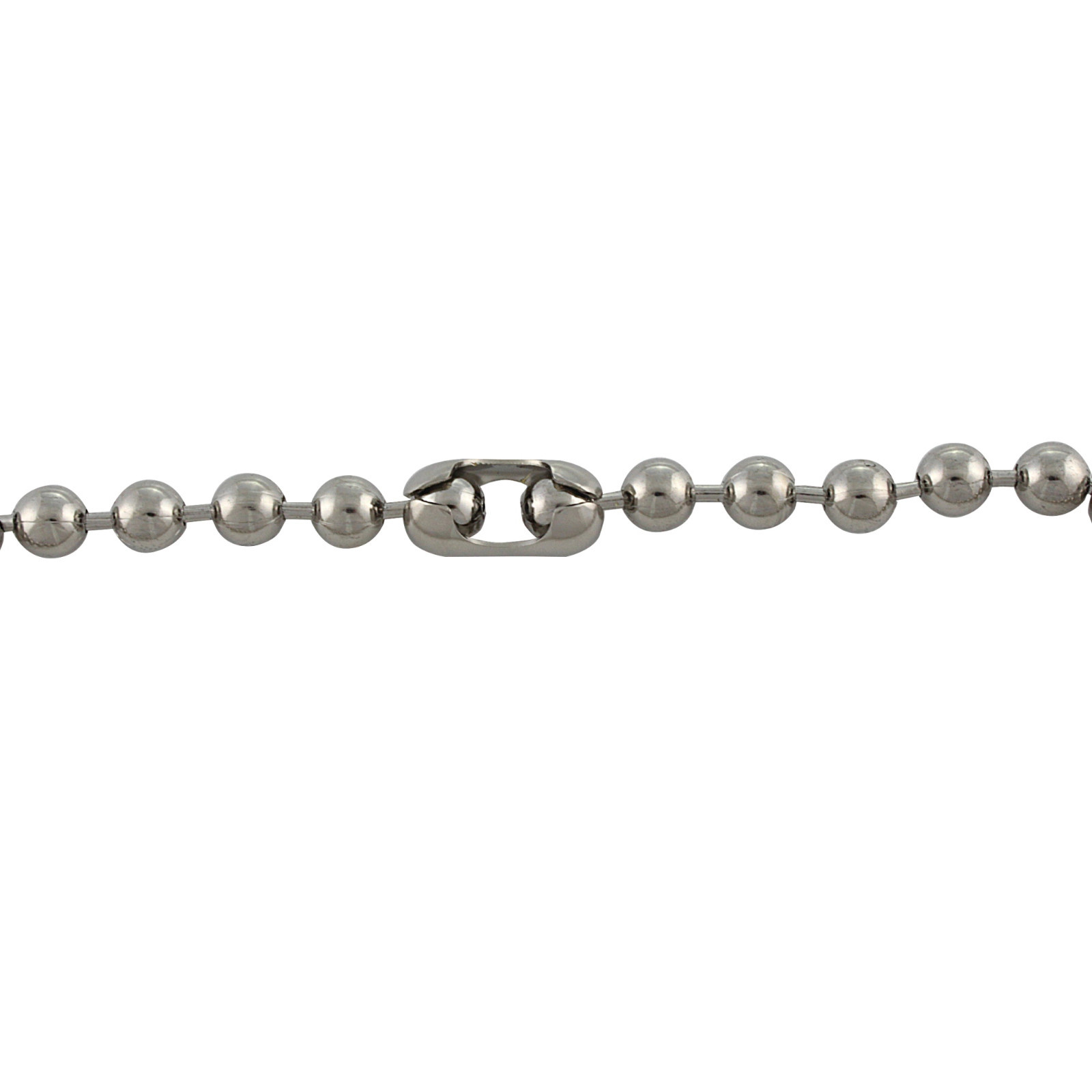 9.5mm Extra Large Steel Ball Chain Mens Necklace, Choker to Extra Long