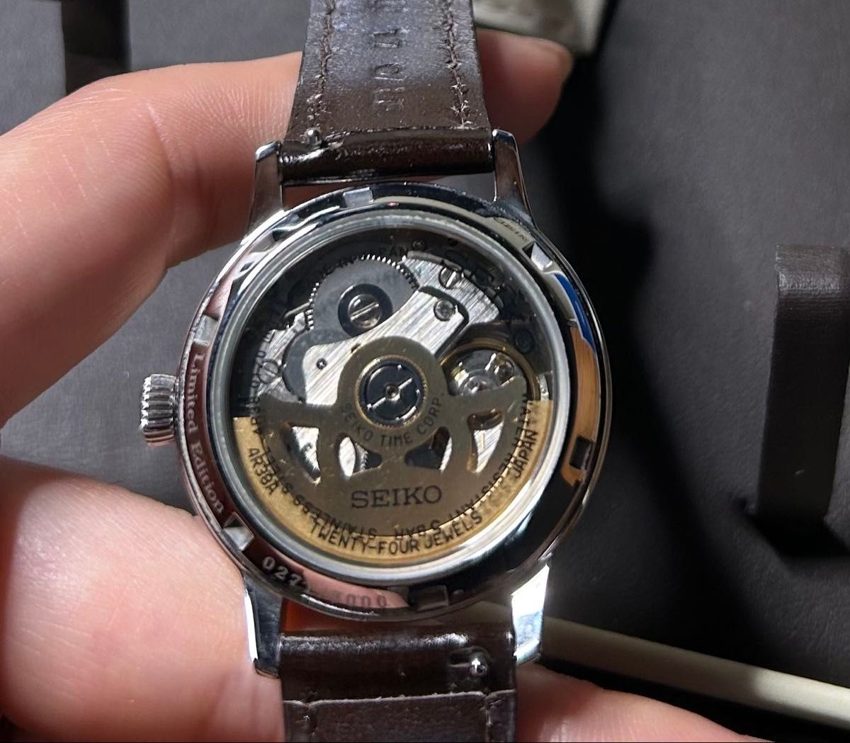 SEIKO PRESAGE LIMITED EDITION Automatic Watch, Brown/White, Limited Edition