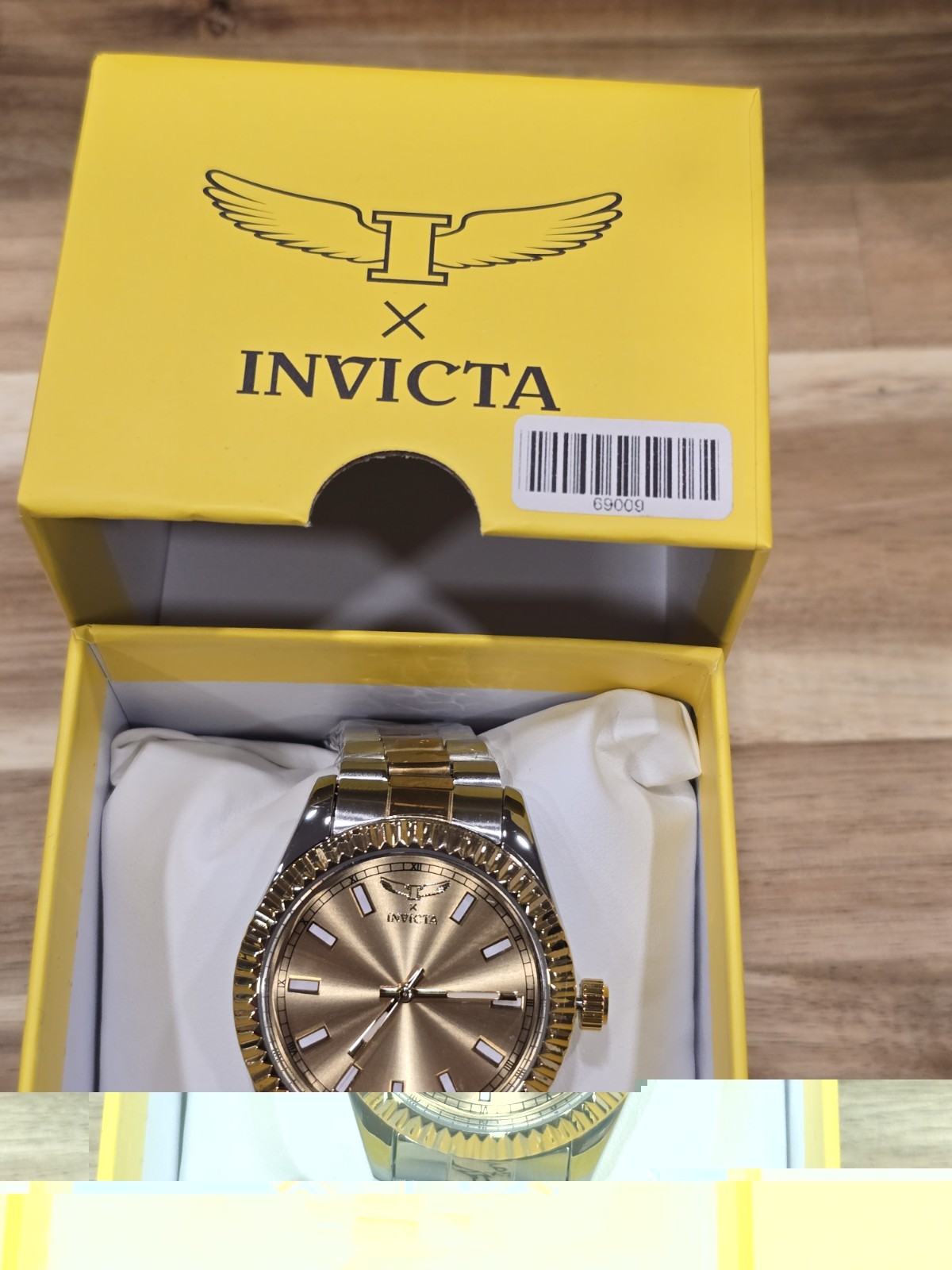 Invicta Specialty I by Invicta Men’s Watch -40mm 69009 Two Tone W/Gold Dial New