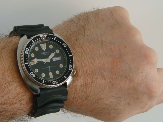 Seiko automatic 17j Willard Diver 6309‑7040 October 1977 M.I Japan Resist dial