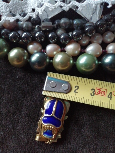Egyptian Scarab Beetle Pendant Gold 750 18K Gold 5.6 Grams Charm No 585