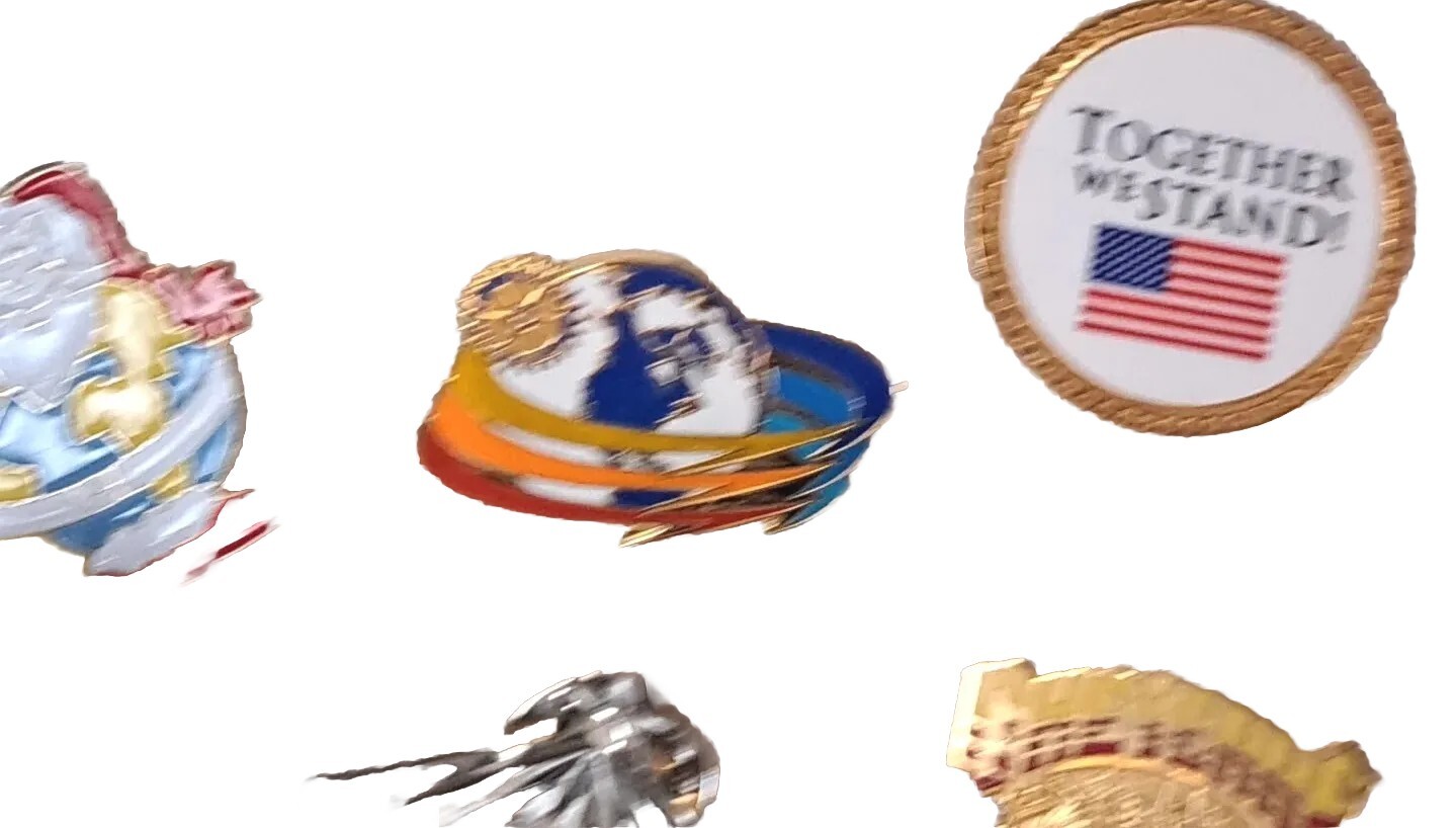 Vintage Enamel Pinback Button Lot Snoopy Enesco Winery Olympics Dutch Religious