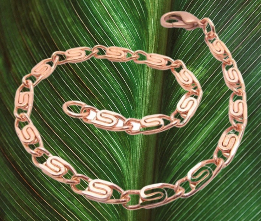 Solid Copper Bracelet CB606G -3/16 inch wide – 6 1/2 to 9 inch lengths