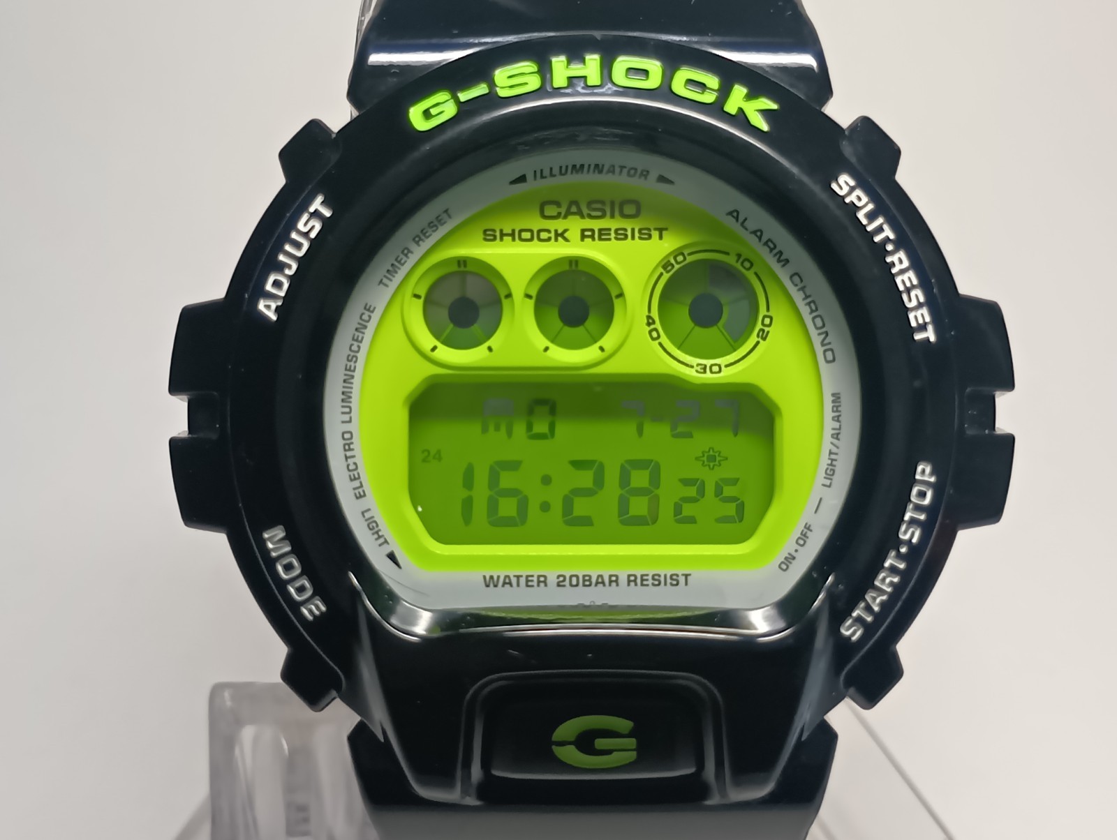 Casio G-SHOCK DW-6900CS-1JF Crazy Colors Black Digital Resin Watch Japan