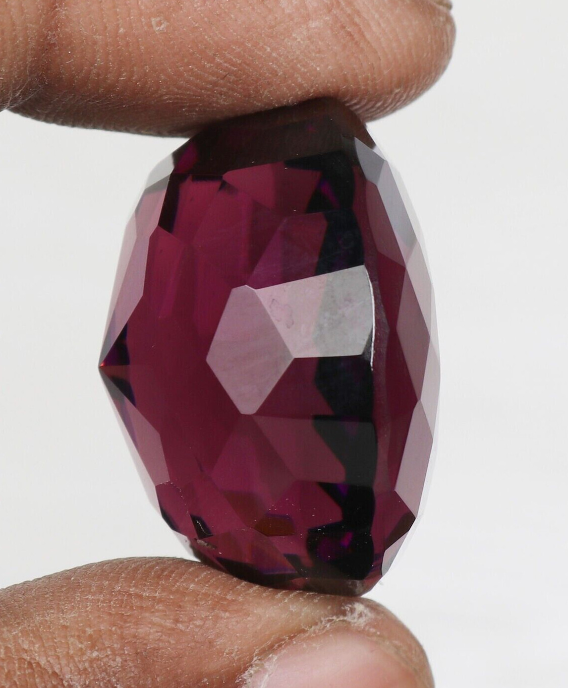 Large Purple Amethyst 21.85 Ct. Round Faceted Cut Loose Gemstone Gifts for Women