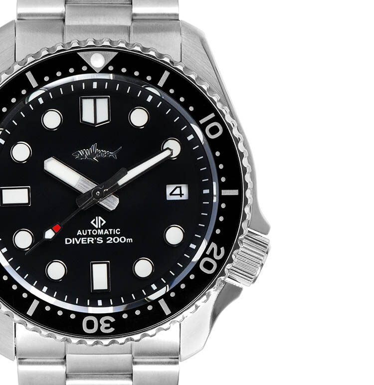 Heimdallr Sharkey SKX007 NH35A Automatic 200M Diver Watch 42mm 316L 660FT C3