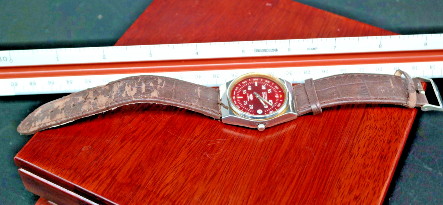 Colorful Citizens New Master Mens Wristwatch – – Automatic 21J, Compass Indices