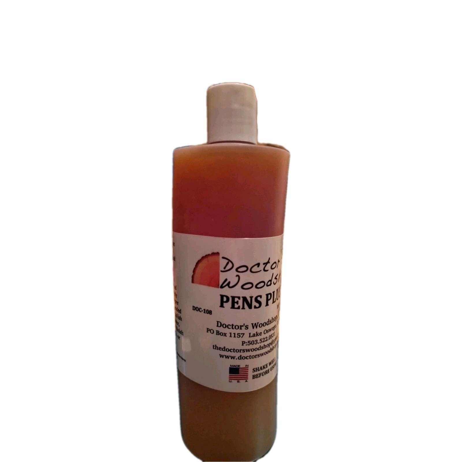Doctor’s Woodshop Cleaner & Polish 16 fl oz for Pens & Peppermills, Water Resis…