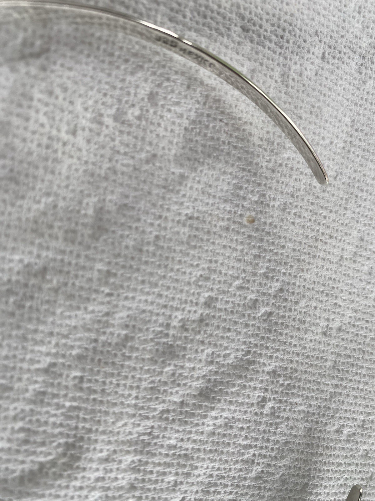 925 Sterling Silver V Shape Collar Choker Necklace Minimalist from Mexico