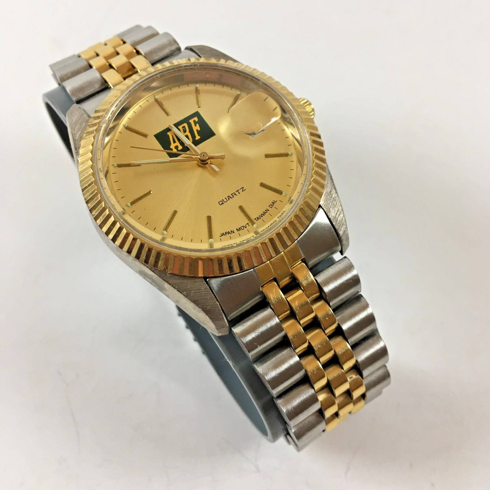 ABF Freight Trucking Quartz Calendar Watch Dundee Watch Co. Vintage Wristwatch