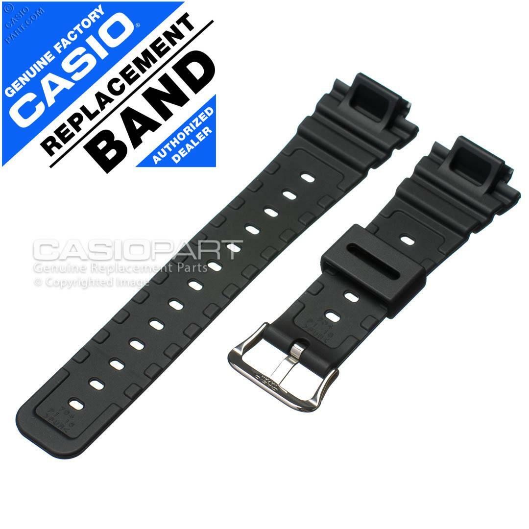 Genuine Casio Black Soft Rubber Watch Band Strap – G-Shock GW-5000 Made in Japan