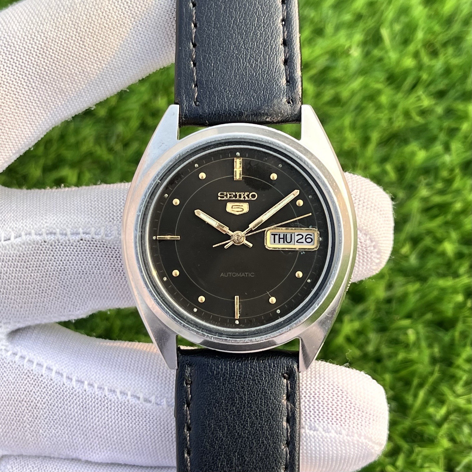 Vintage Seiko 5 Dress Formal Automatic Japan Made Men’s Watch 7009-3041
