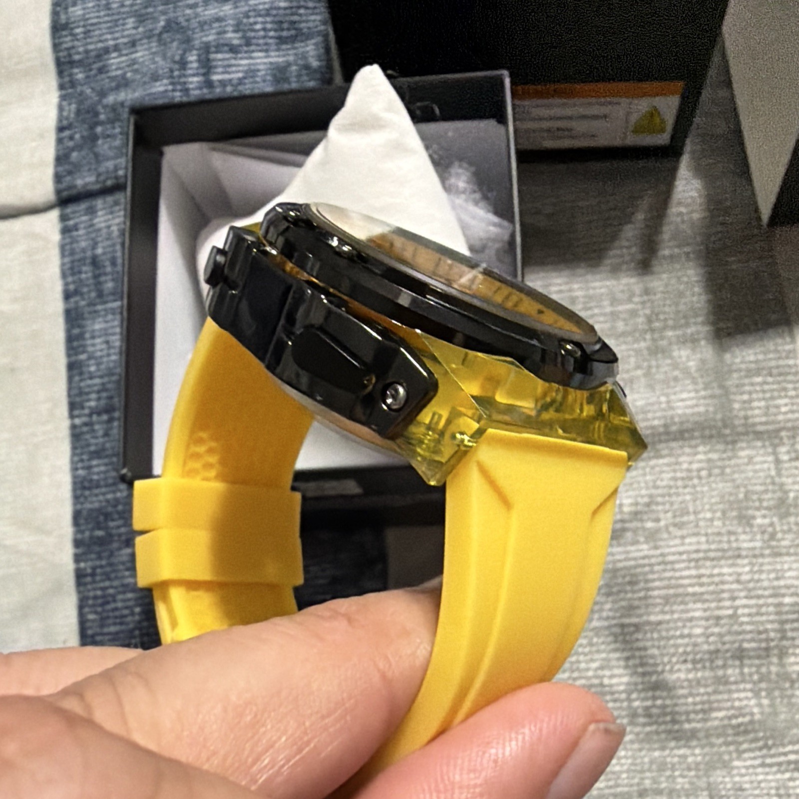 Activa Virtux X Invicta Digital Men’s Watch – 51mm. Yellow (ACW8118-001)
