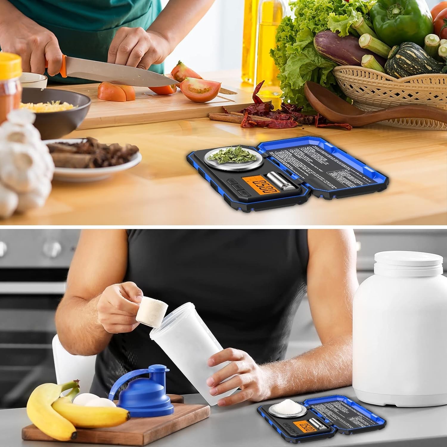 Digital Pocket Scale, 50g 0.001g Professional Milligram Scale, Portable Sized