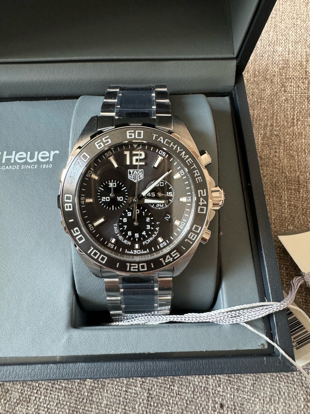 TAG Heuer Formula 1 Quartz Chronograph Grey Dial Men’s Watch CAZ1011.BA0842