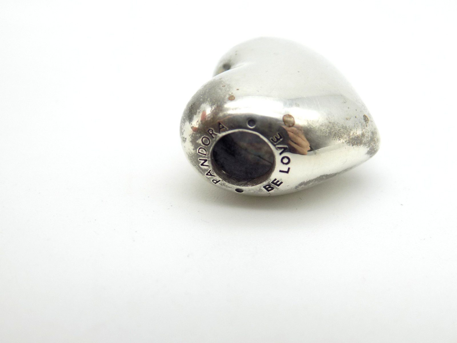 Authentic PANDORA Brand 925 Be Love Engravable Heart Charm