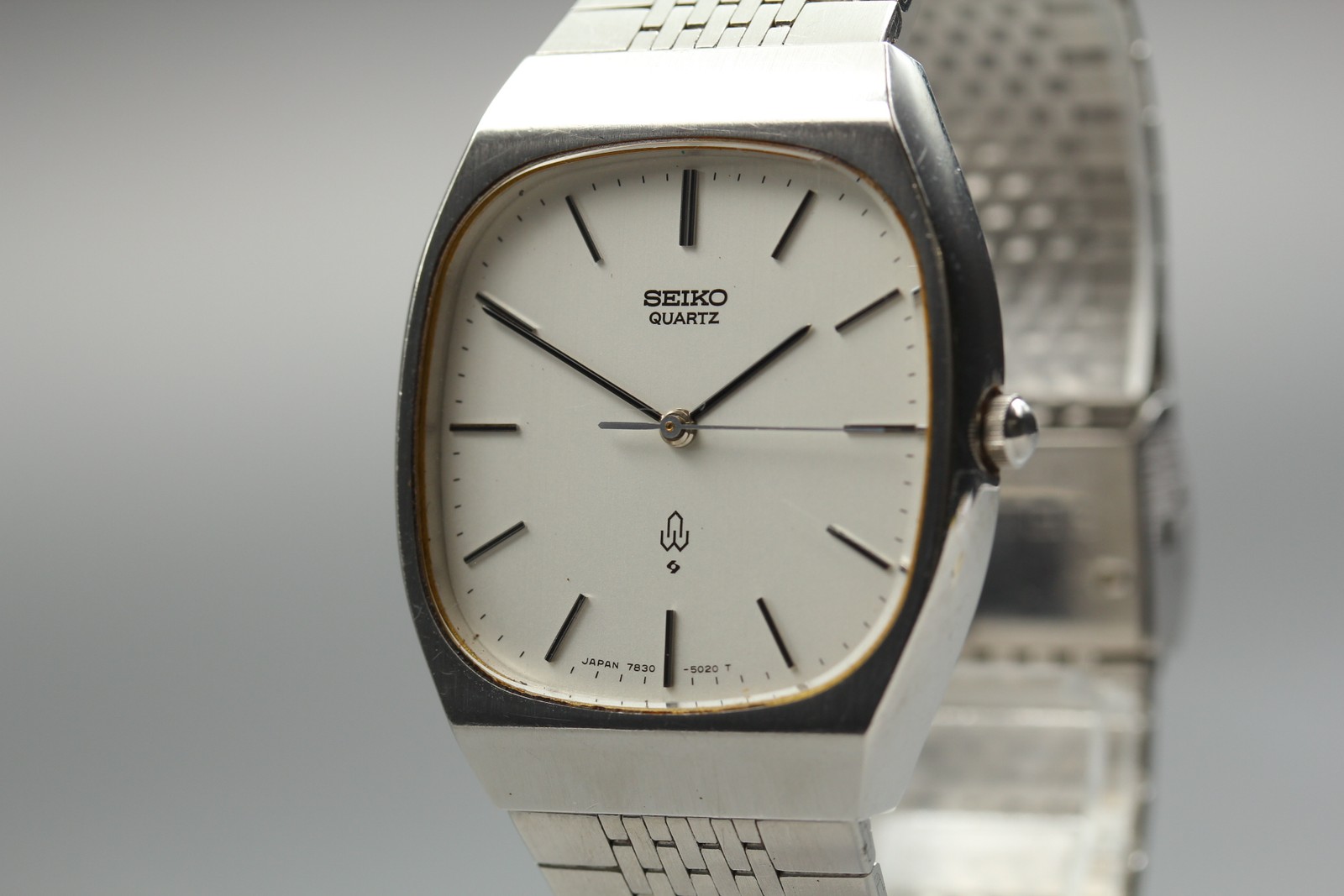 Vintage 1988 [Exc+5] Seiko Chariot 7830-5020 Silver Tank 32mm Quartz Men’s Watch