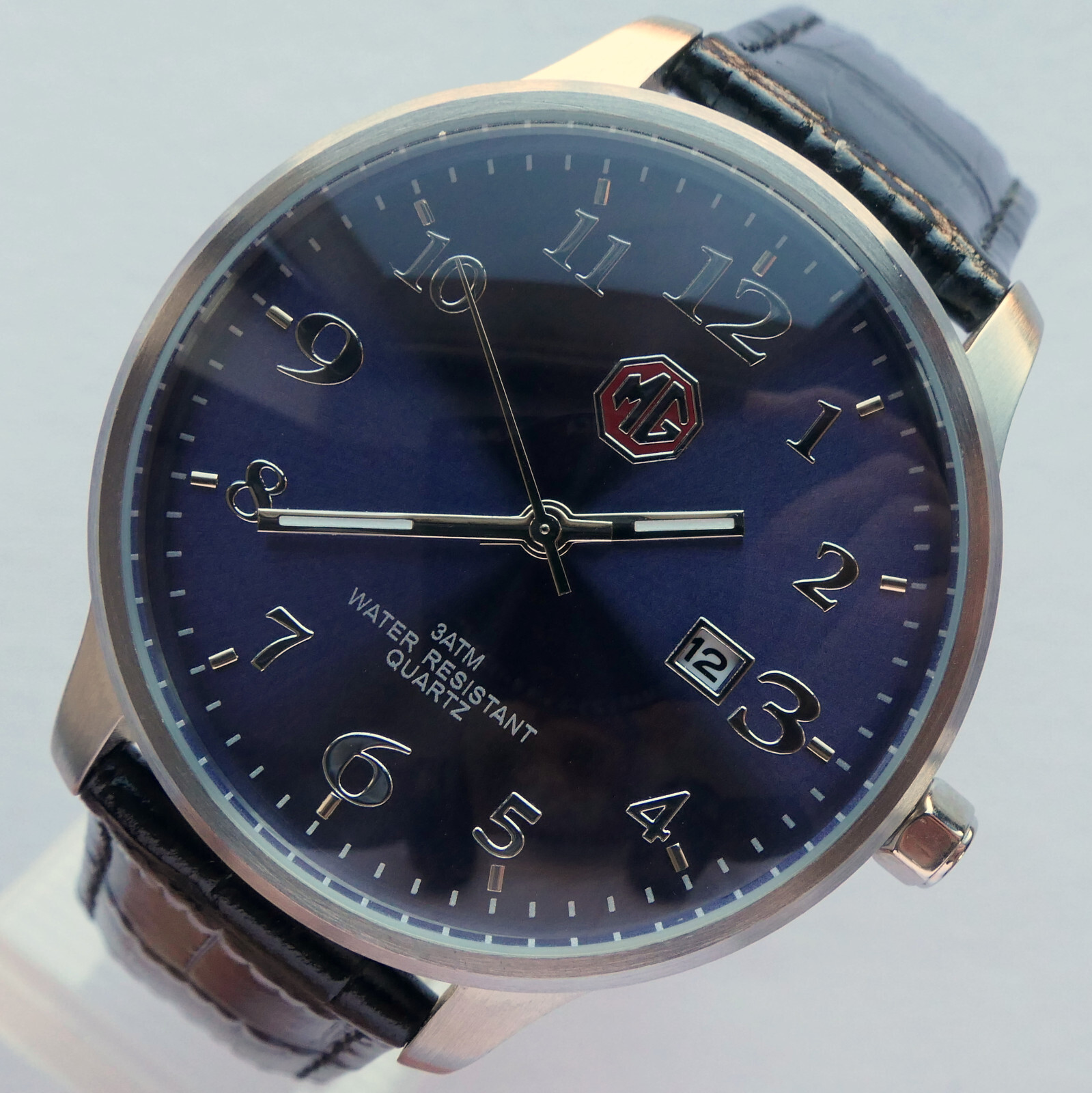 MG Morris Garages BMC MGA MGB Classic Aviator Driver Sport Car Accessory Watch
