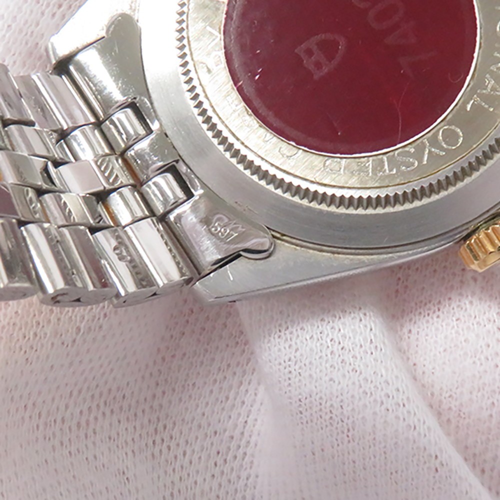 TUDOR Prince Oyster Date 34mm Stainless Steel/K18YG/Gold Plated Gold Dial 74033