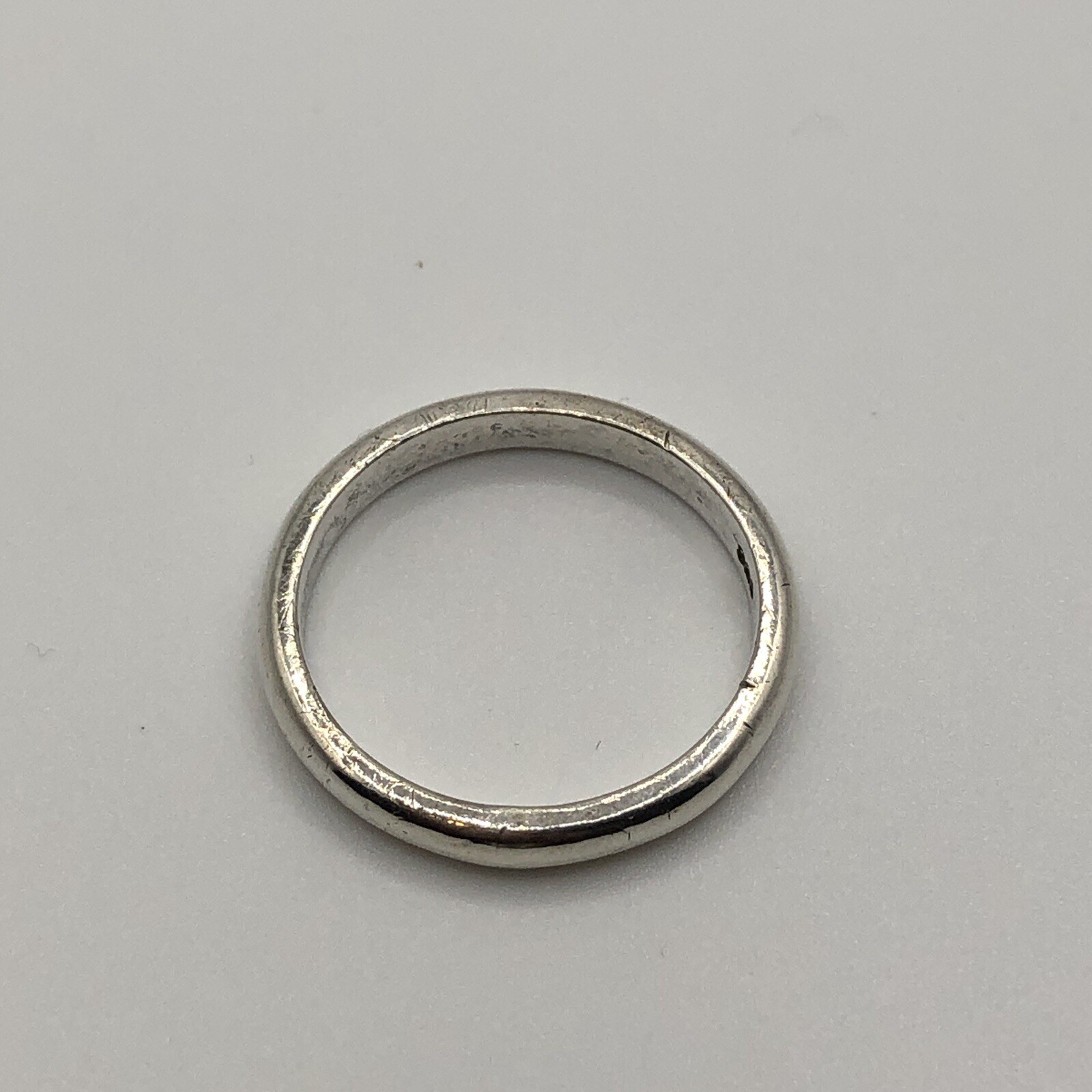 Medium Size Ring Band Sterling Silver 925 Ring 1.7mm Wide Size 9.5