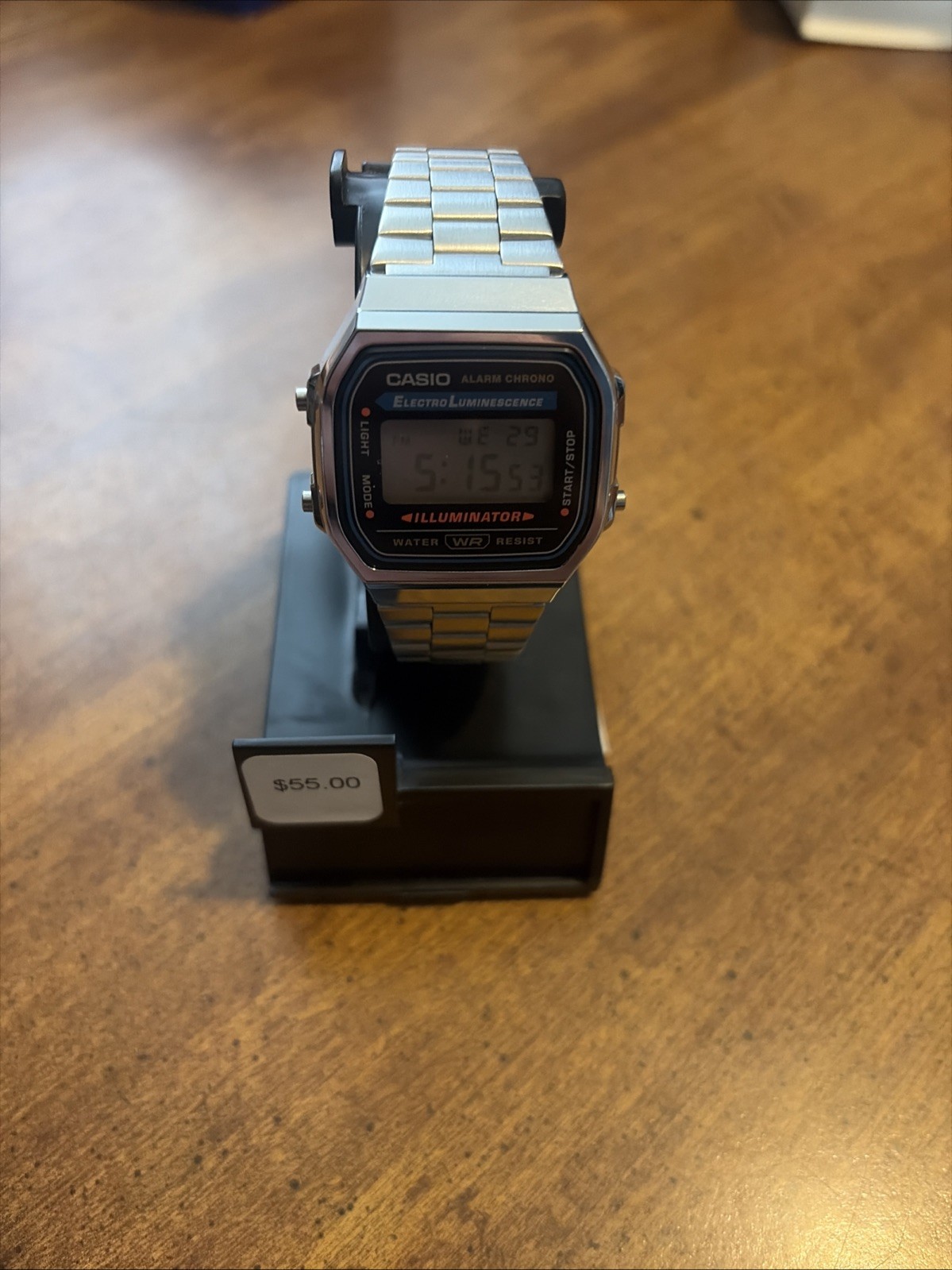 Casio A168WA-1OS With Box/ Papers