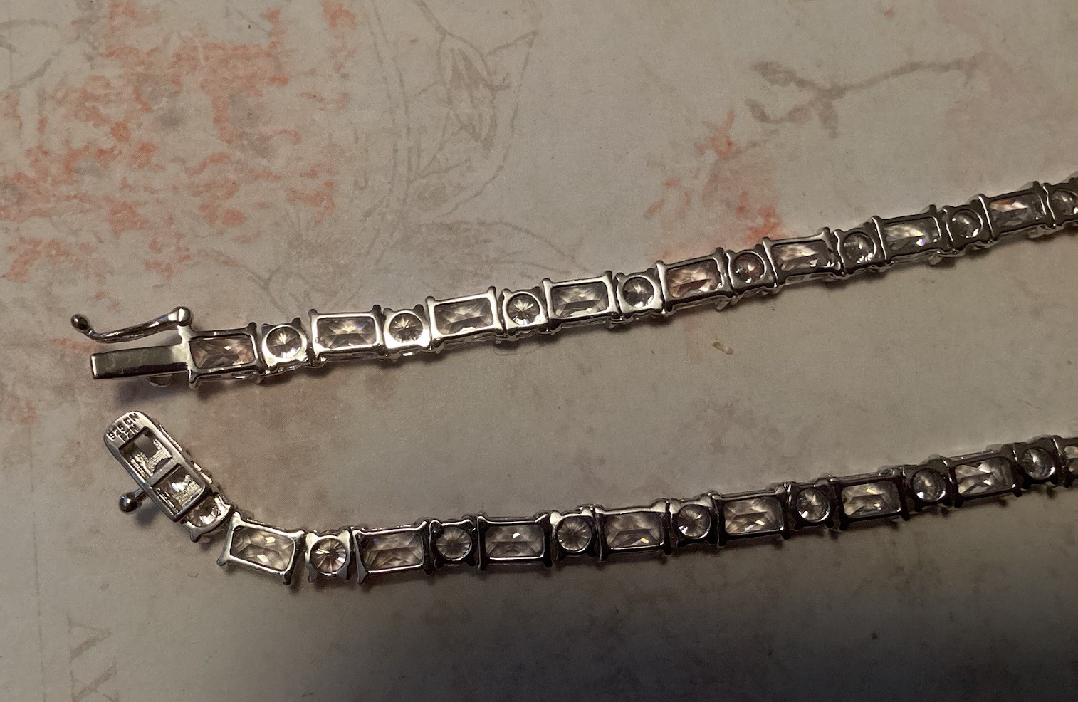 Sterling Silver Fusion Creations TENNIS Necklace 18” Cubic Zirconia 4mm Necklace