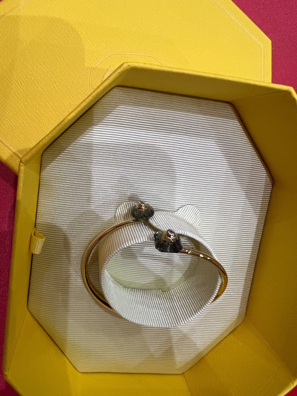 Swarovski Numina bangle Mixed cuts, Grey, Gold-tone plated small new + bag❤️💕