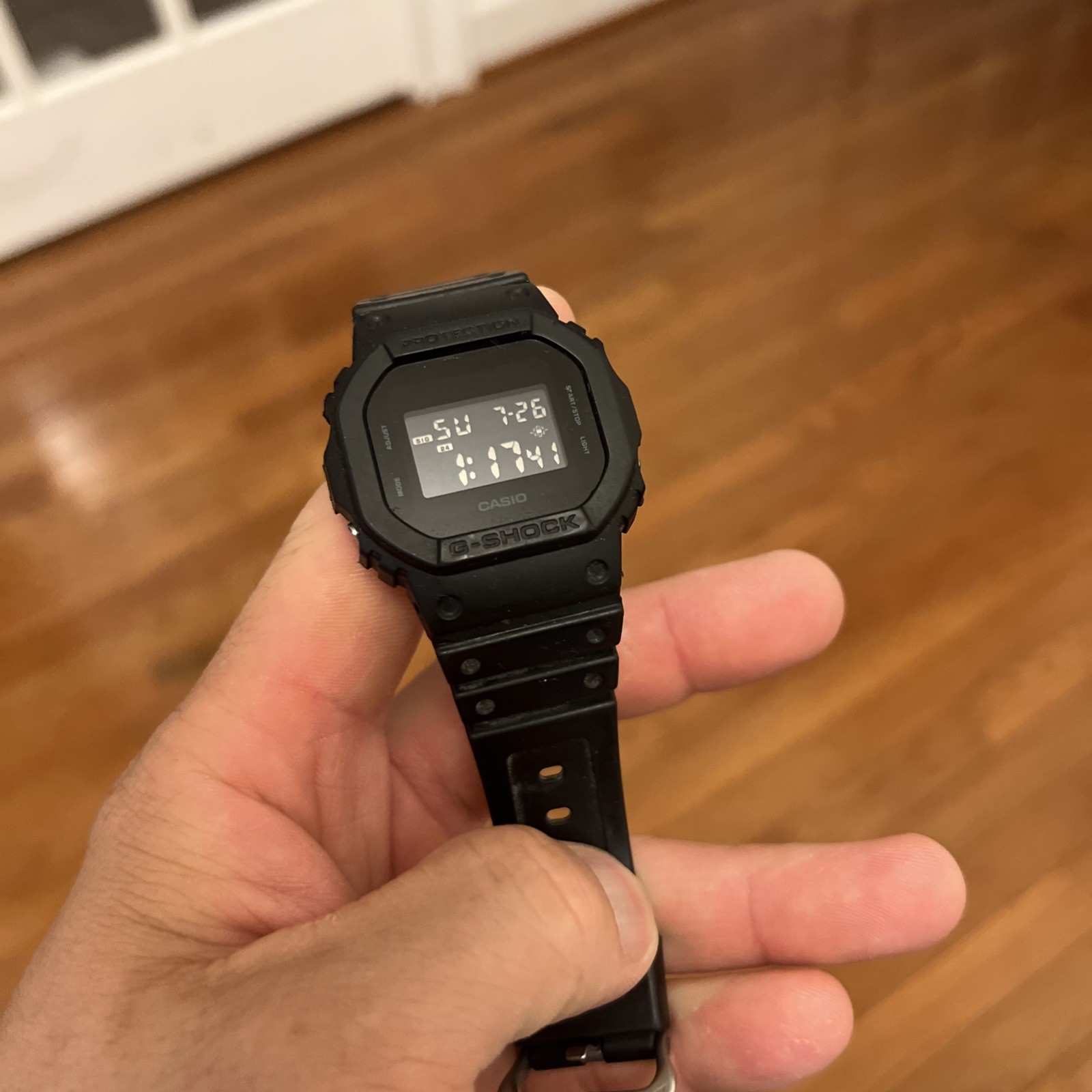 Casio G-SHOCK DW-5600BB Men’s Digital Shock-Resistant 200m Black Resin