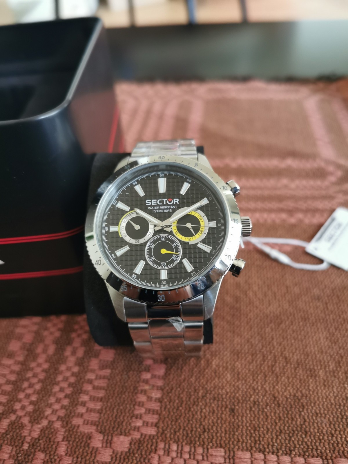 SECTOR 270 45MM MULT BLACK DIAL BR SS