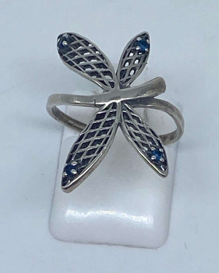 Vintage rings made of 925 silver, Size 6.5 . Weight 1.95 g. Jewelry from Ukrainе