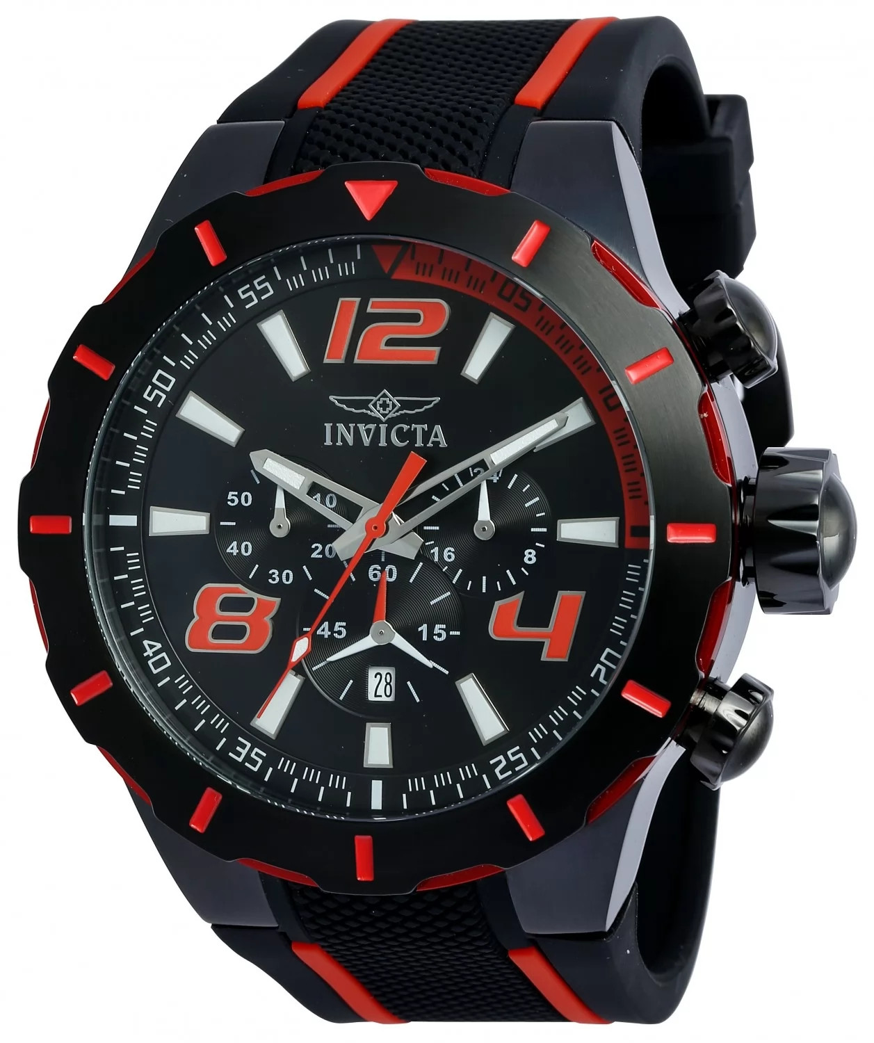 Invicta Men’s 20109 S1 Rally Quartz Multifunction Black Dial Watch