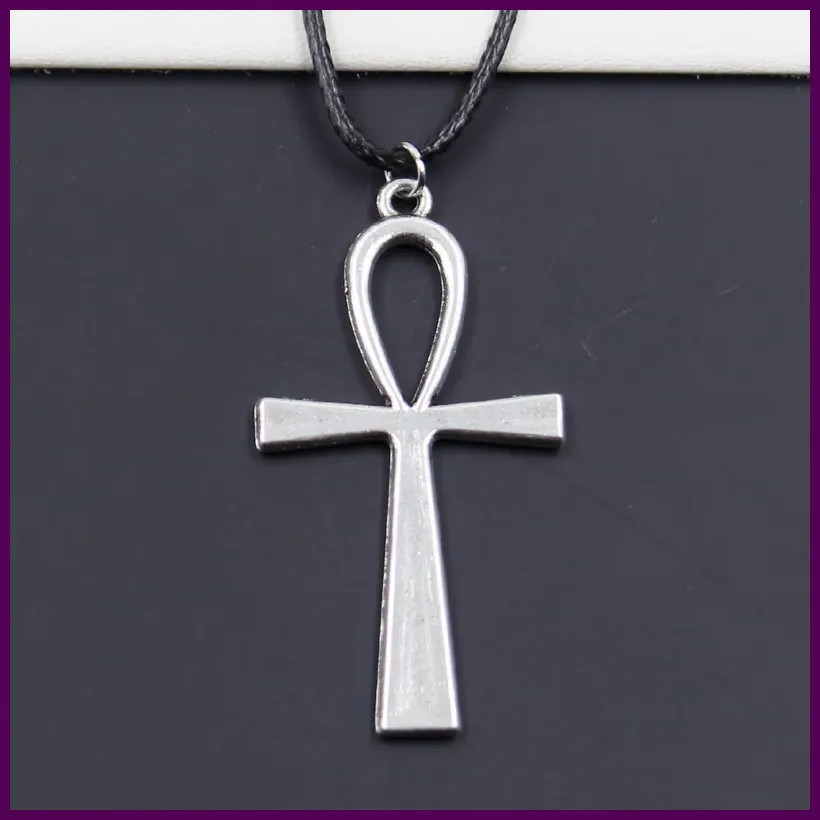 Fashion Anka Cross Egyptian Ankh Life Symbol Tibetan Pendant Necklace Choker