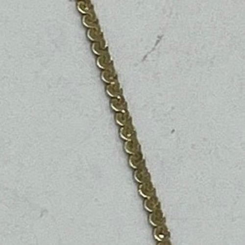Aurea 585 Unoaerre 14k Italy Singapore Long 35″ Chain Link High Shine Necklace