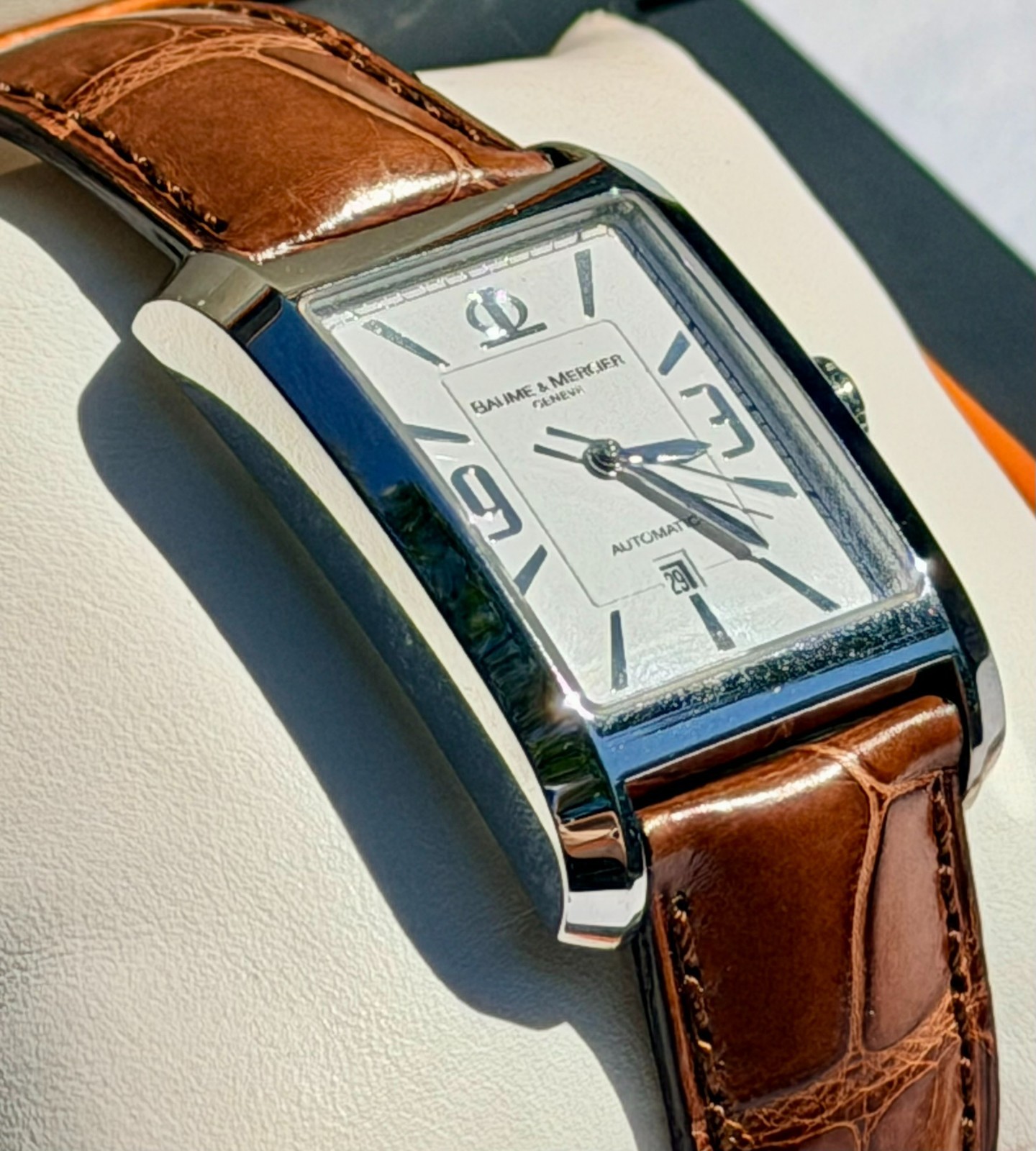 BAUME & MERCIER Hampton Automatic M0A08808 Swiss Watch NOS New Full Set Tags