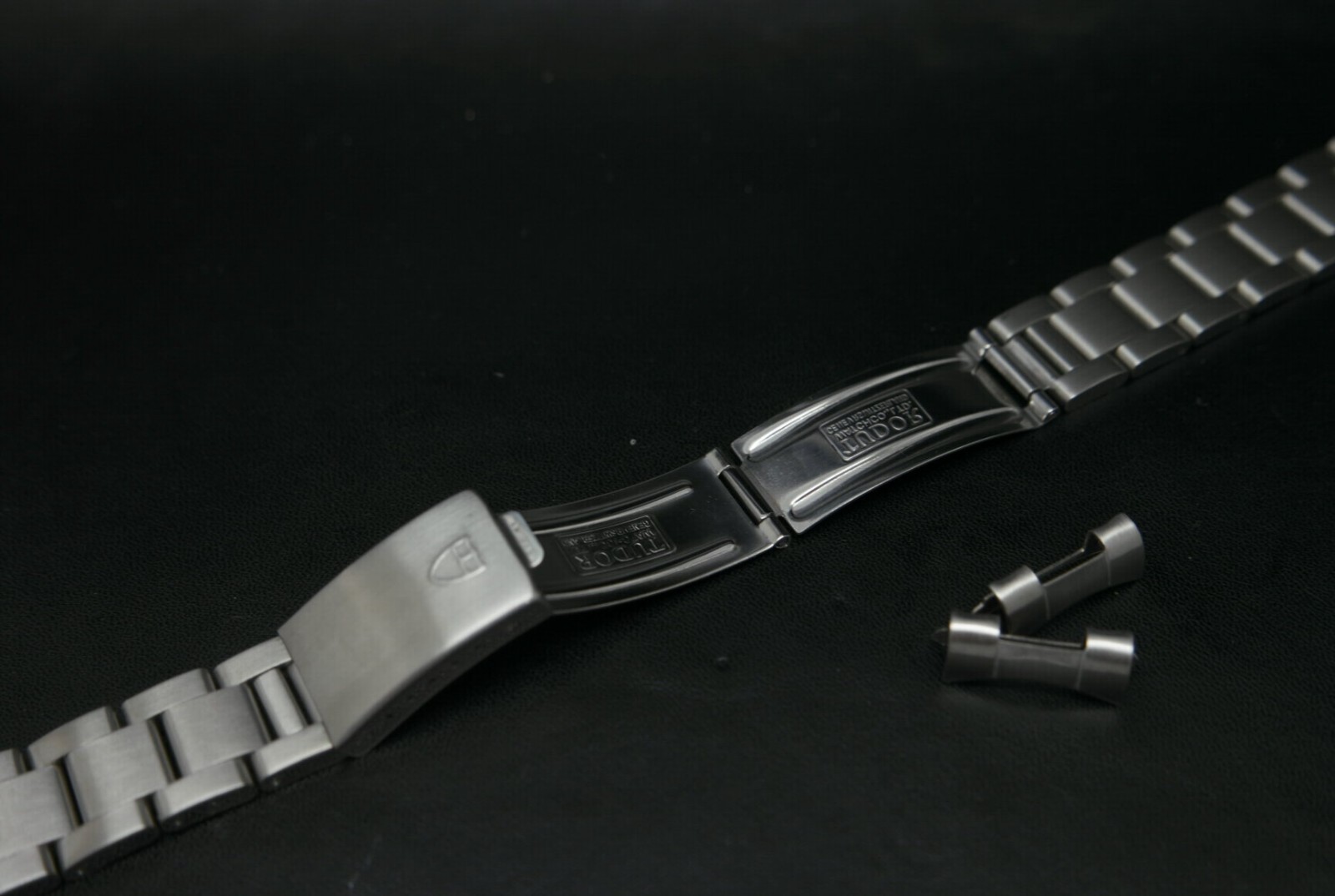 For 19mm Tudor Oyster Replacement Silver Bracelet Watch Strap with Screw Links