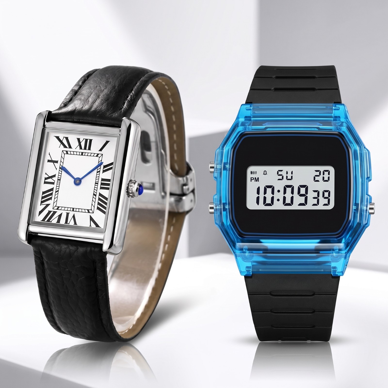 SANDA Quartz & SKMEI Digital Couple Watch Set Waterproof Gift Men Women