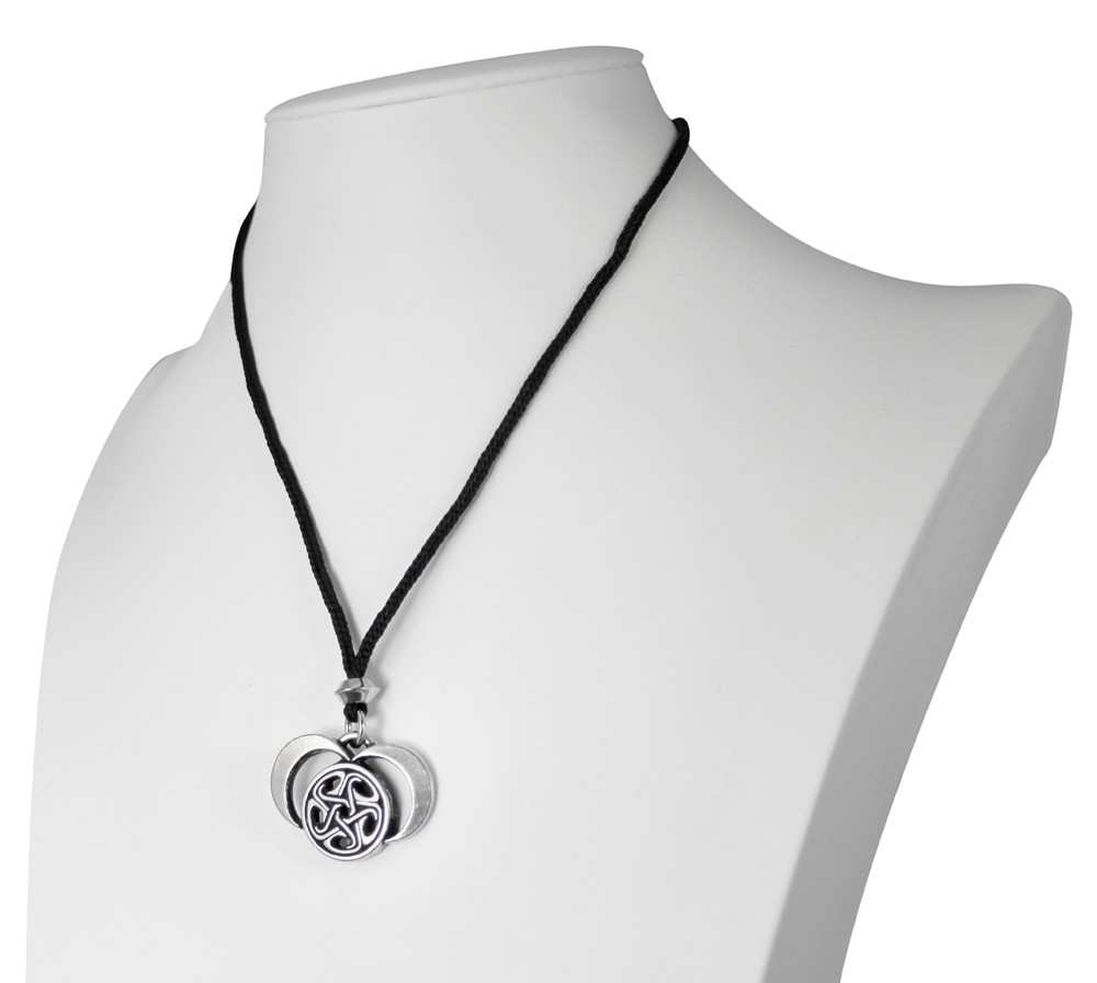 Moons of Hecate Necklace Goddess Pendant Pentacle Jewelry Wicca Pagan Talisman