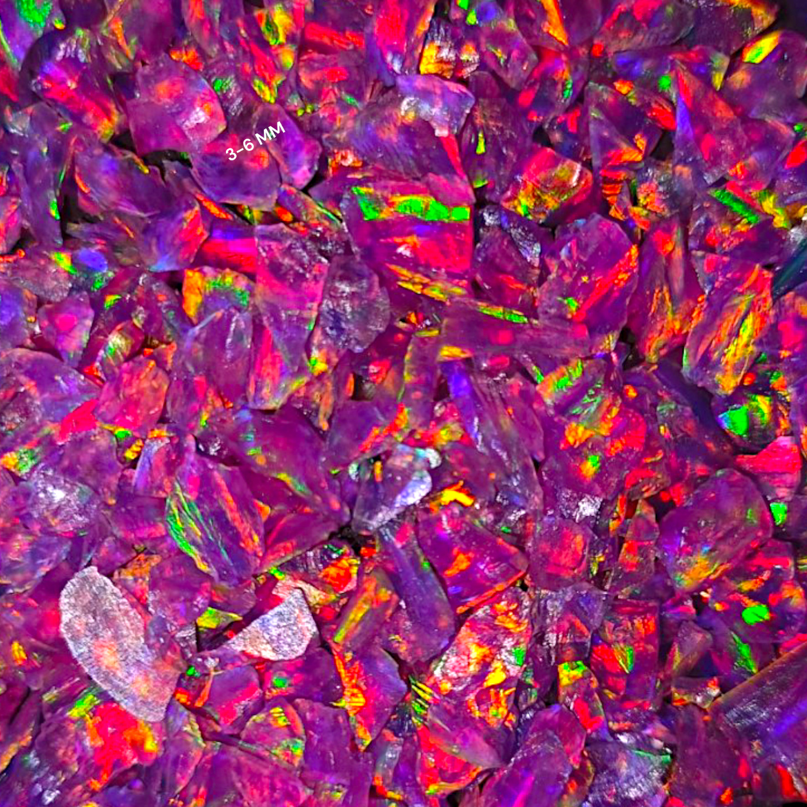 Crushed Pink Opal Coarse Gemstone Powder All Size Premium Inlay Material Opal