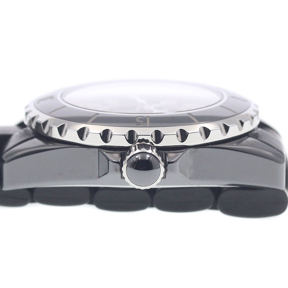CHANEL J12 H0681 Black ceramic date black Dial Quartz Ladies Watch_946665